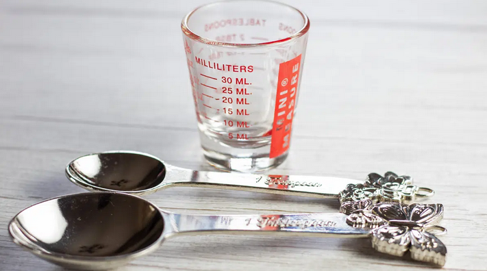 How many teaspoons are in a half cup?