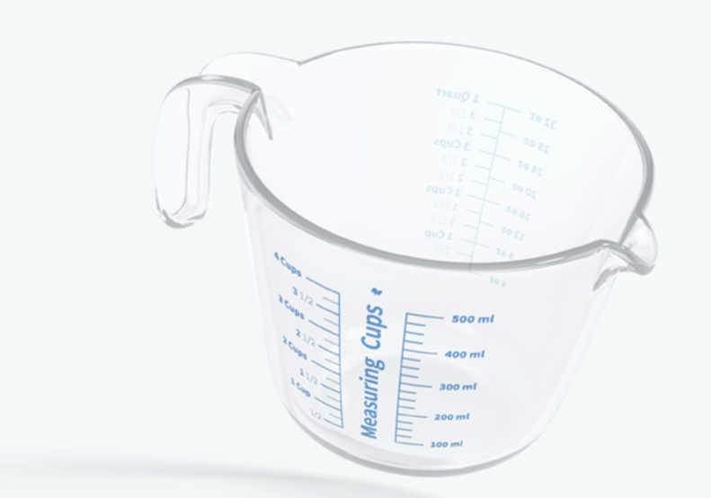 Different measurements for ounces and cups