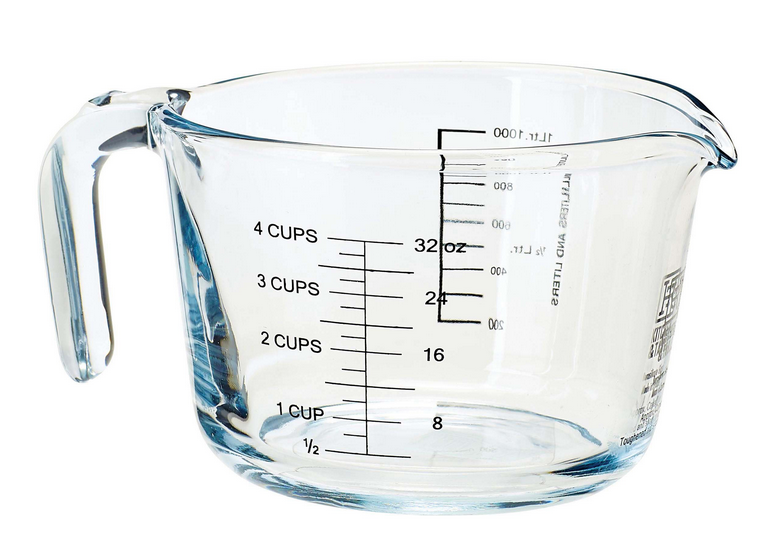 How many cups is 28 oz?