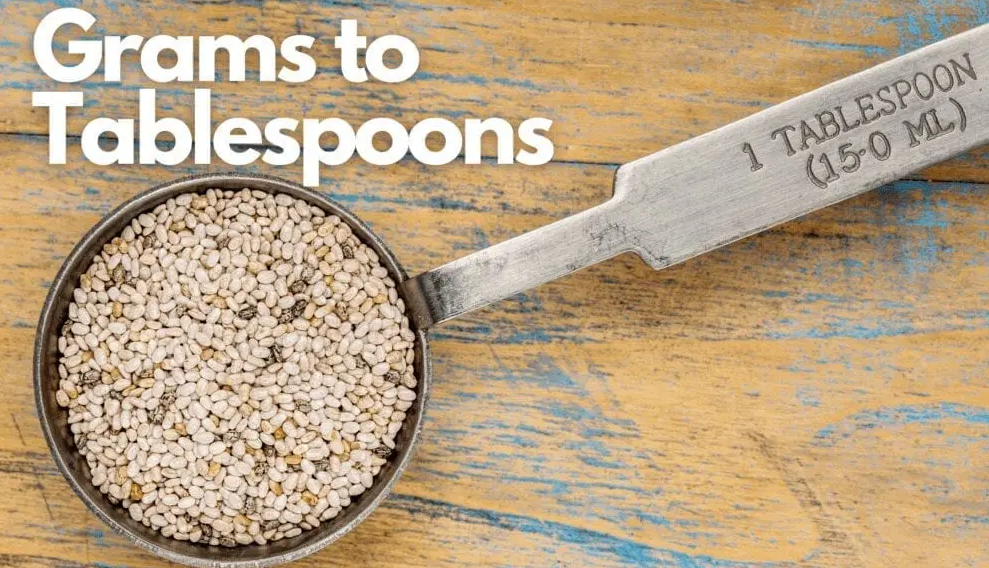 How many tablespoons is 2 g?